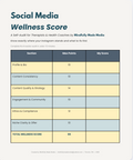 FREE- Social Media Wellness Score